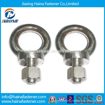 Stainless Steel M12 Drop Forged flat DIN580 eye bolt from jiaxing supplier